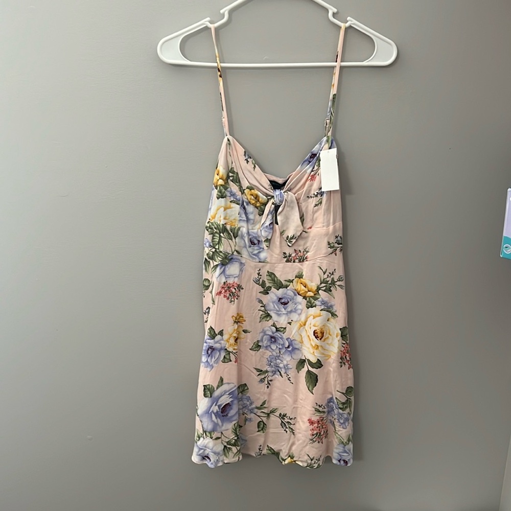Floral spaghetti strap dress